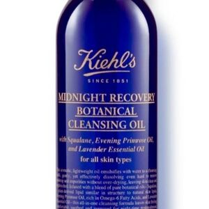 Kiehl's Midnight Recovery Cleansing Oil - Blue and Gold